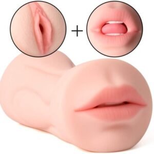 2 In 1 Vagina and Mouth Pocket Pussy Male Masturbator