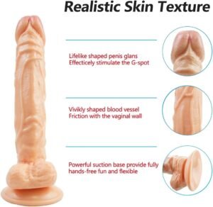 8 Inches Long Strapon Dildo For Lesbian