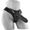 Black Hollow Strap On Penis Dildo Vibrator For Men