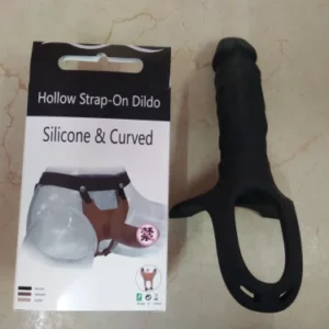 Curve Dong Hollow Silicone Strap-on 4
