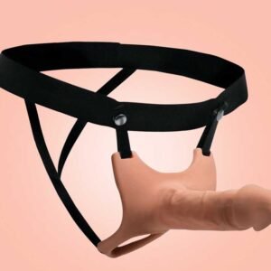 Curve Dong Hollow Silicone Strap-on