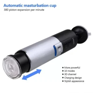 Latin X9 Auto Piston USB Rechargeable Handsfree Masturbator 8