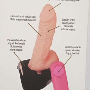 Love Me Hollow Strap On Dildo With Vibration 10