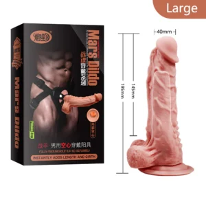 Original Mars Hollow Dildo Strap On 7.5 Inch 2