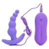 VIBRATING ANAL PLUG BEADS PROSTATE MASSAGER