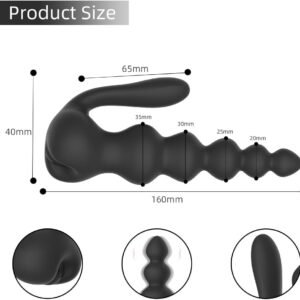 Wireless Remote Control 10-frequency Vibration Anal Plug Prostate Massager For Male & Female 2
