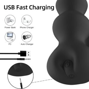 Wireless Remote Control 10-frequency Vibration Anal Plug Prostate Massager For Male & Female 4