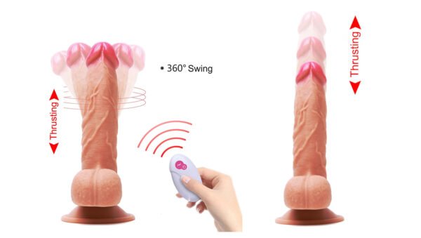 Automatic Up Down And Rotating Dildo Vibrator 1