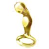 Jaguar Golden Glass Dildo